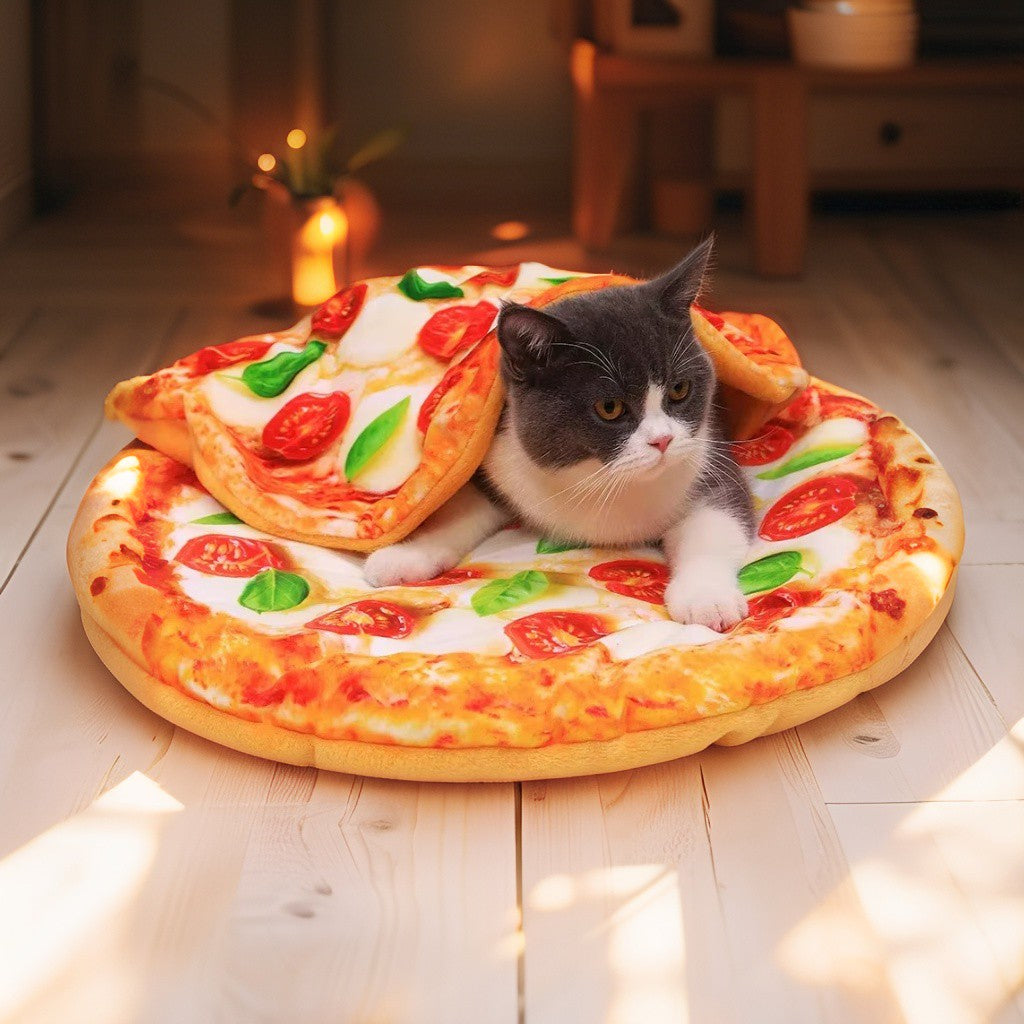 Pizza Katzenbett – Weich, Warm & Zum Verlieben Pawsola