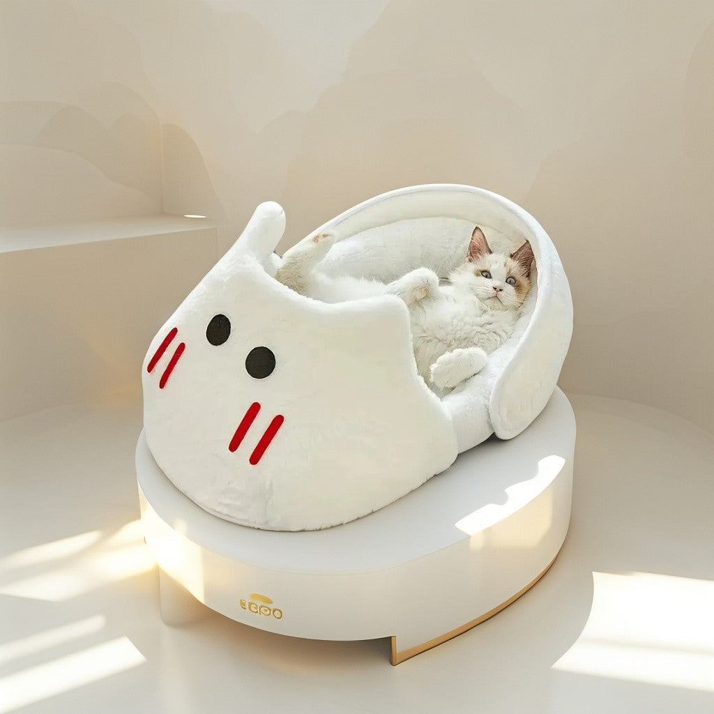 Pawsola – Hausschuh Plüsch Katzenbett Pawsola