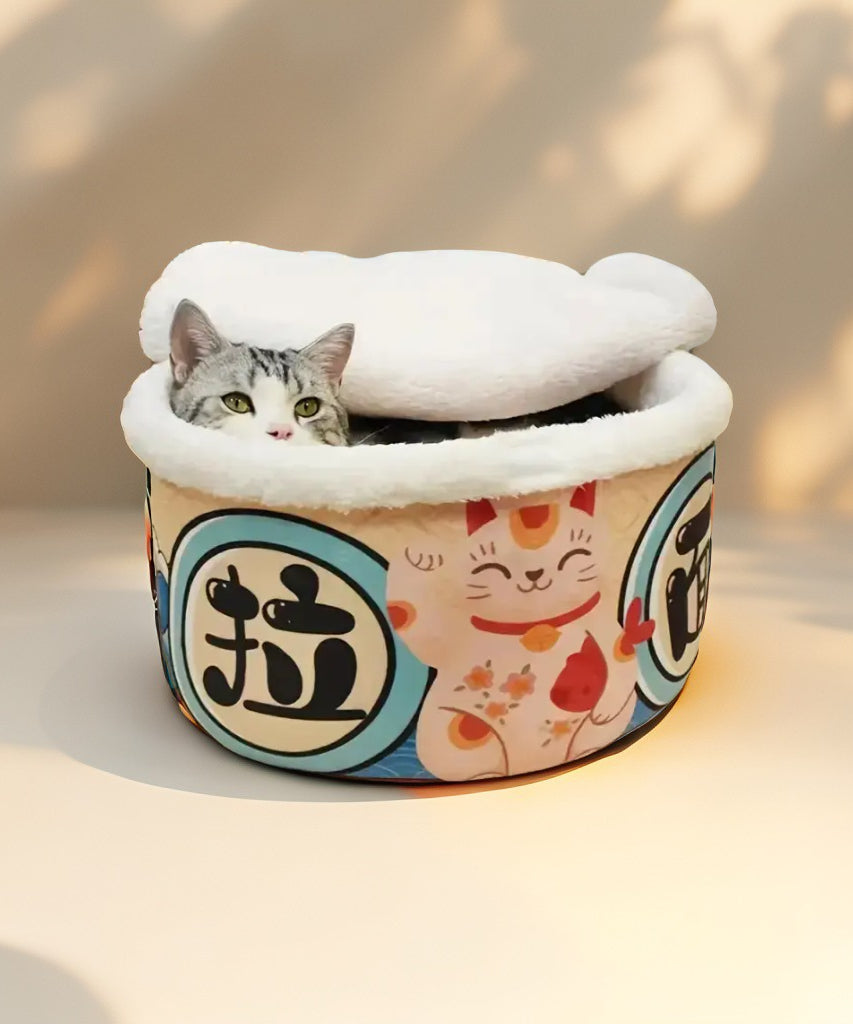 Pawsola – Japanisches Schalen-Design Katzenbett 🥣🐾 Pawsola
