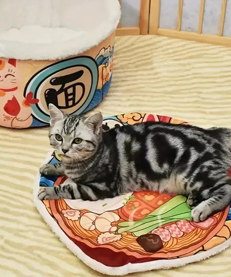 PatiYuvası™ Japon Kase Tasarımlı Kedi Yatağı patiyuvasi